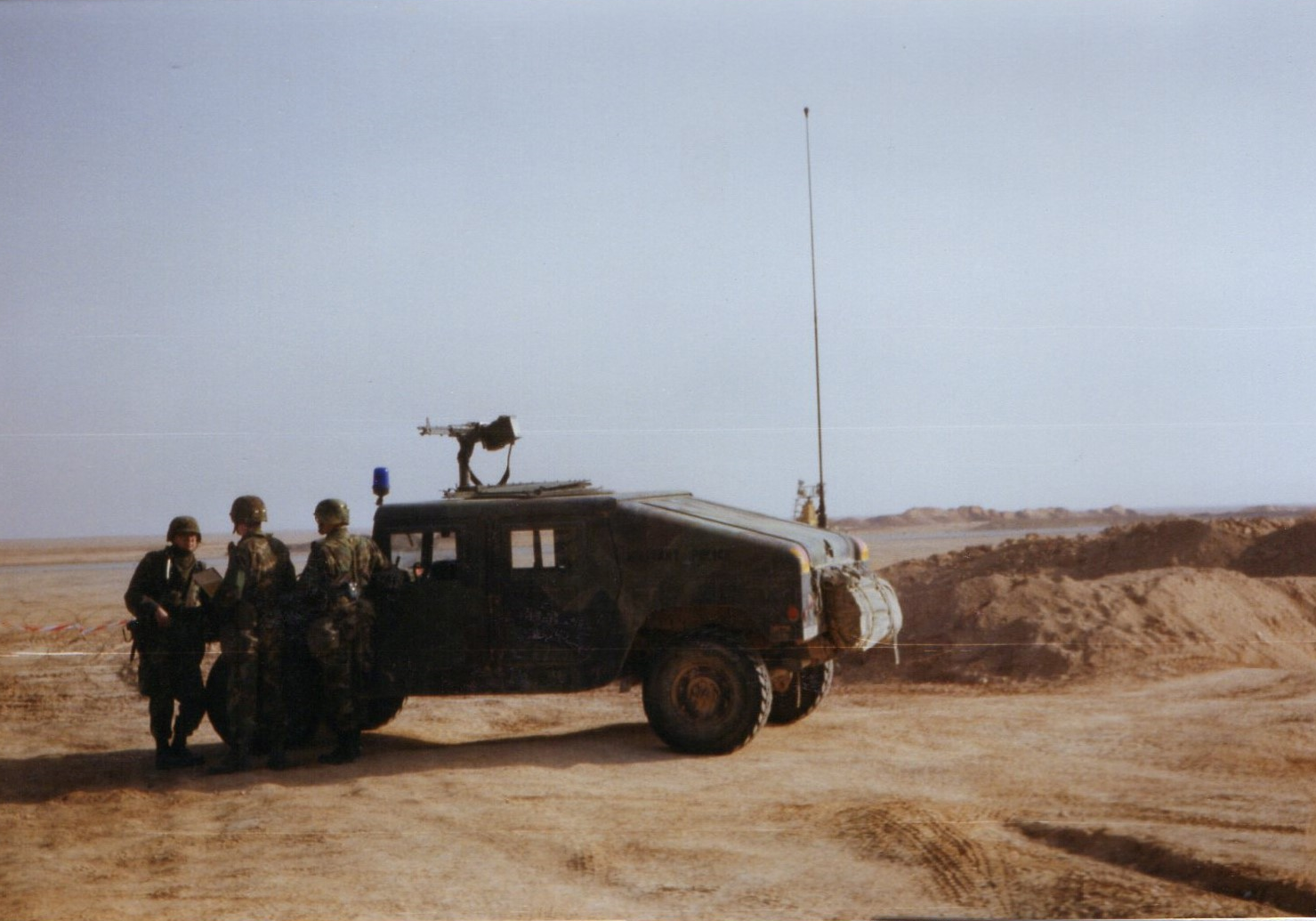 Checkpoint Bravo
Gulf War
1st armored division
Military Police
501st MP CO